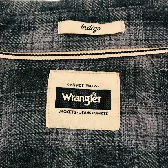 Wrangler Shirt~Snap Indigo / Host Pick - Picture 7 of 14